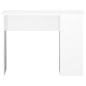 vidaXL Escritorio madera contrachapada blanco brillante 100x55x75 cm vidaXL Escritorio madera contrachapada blanco brillante 100x55x75 cm