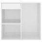 vidaXL Armario de maquillaje madera blanco brillante 80x40x75 cm vidaXL Armario de maquillaje madera blanco brillante 80x40x75 cm