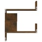 vidaXL Estantería de esquina de pared roble ahumado 40x40x50 cm vidaXL Estantería de esquina de pared roble ahumado 40x40x50 cm