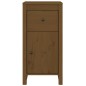 vidaXL Aparador de madera maciza de pino marrón miel 40x35x80 cm vidaXL Aparador de madera maciza de pino marrón miel 40x35x80 cm