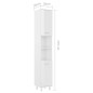 vidaXL Armario de baño madera contrachapada blanco brillo 30x30x179 cm vidaXL Armario de baño madera contrachapada blanco brillo 30x30x179 cm