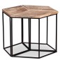 vidaXL Mesa de centro de madera maciza de mango 56x48x40 cm vidaXL Mesa de centro de madera maciza de mango 56x48x40 cm