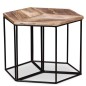 vidaXL Mesa de centro de madera maciza de mango 56x48x40 cm vidaXL Mesa de centro de madera maciza de mango 56x48x40 cm
