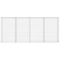 vidaXL Muro de gaviones con cubiertas acero galvanizado 200x20x85 cm