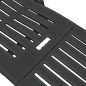 vidaXL Tumbona con reposapiés de plástico gris antracita vidaXL Tumbona con reposapiés de plástico gris antracita