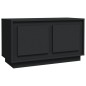 vidaXL Mueble para TV madera contrachapada negro 80x35x45 cm vidaXL Mueble para TV madera contrachapada negro 80x35x45 cm