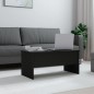 vidaXL Mesa de centro madera contrachapada negra 102x50,5x46,5 cm vidaXL Mesa de centro madera contrachapada negra 102x50,5x46,5 cm