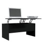 vidaXL Mesa de centro madera contrachapada negra 102x50,5x46,5 cm vidaXL Mesa de centro madera contrachapada negra 102x50,5x46,5 cm