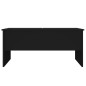 vidaXL Mesa de centro madera contrachapada negra 102x50,5x46,5 cm vidaXL Mesa de centro madera contrachapada negra 102x50,5x46,5 cm