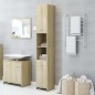vidaXL Armario de baño madera contrachapada color roble 30x30x183,5 cm vidaXL Armario de baño madera contrachapada color roble 30x30x183,5 cm