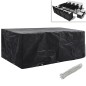 vidaXL Cubierta para muebles de jardín 8 ojales 229x113x73 cm vidaXL Cubierta para muebles de jardín 8 ojales 229x113x73 cm