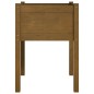 vidaXL Jardineras 2 uds madera maciza de pino marrón miel 50x50x70 cm vidaXL Jardineras 2 uds madera maciza de pino marrón miel 50x50x70 cm
