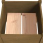 vidaXL Jardineras 2 uds madera maciza de pino marrón miel 50x50x70 cm vidaXL Jardineras 2 uds madera maciza de pino marrón miel 50x50x70 cm