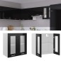 vidaXL Armario colgante cocina contrachapada negro brillo 60x31x60 cm vidaXL Armario colgante cocina contrachapada negro brillo 60x31x60 cm