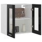 vidaXL Armario colgante cocina contrachapada negro brillo 60x31x60 cm vidaXL Armario colgante cocina contrachapada negro brillo 60x31x60 cm