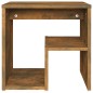 vidaXL Mesita de noche madera contrachapada roble ahumado 40x30x40 cm vidaXL Mesita de noche madera contrachapada roble ahumado 40x30x40 cm