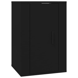 vidaXL Mueble para TV de pared negro 40x34,5x60 cm