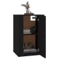 vidaXL Mueble para TV de pared negro 40x34,5x60 cm