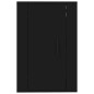 vidaXL Mueble para TV de pared negro 40x34,5x60 cm