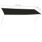 vidaXL Toldo retráctil 350x150 cm gris antracita vidaXL Toldo retráctil 350x150 cm gris antracita
