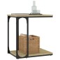 vidaXL Mesa auxiliar madera contrachapada roble Sonoma 50x35x52 cm vidaXL Mesa auxiliar madera contrachapada roble Sonoma 50x35x52 cm