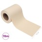 vidaXL Panel de valla de PVC crema 70x0,19 m vidaXL Panel de valla de PVC crema 70x0,19 m
