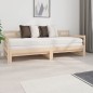 vidaXL Sofá cama extraíble madera maciza de pino 2x(80x200) cm vidaXL Sofá cama extraíble madera maciza de pino 2x(80x200) cm