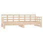 vidaXL Sofá cama extraíble madera maciza de pino 2x(80x200) cm vidaXL Sofá cama extraíble madera maciza de pino 2x(80x200) cm