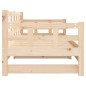 vidaXL Sofá cama extraíble madera maciza de pino 2x(80x200) cm vidaXL Sofá cama extraíble madera maciza de pino 2x(80x200) cm