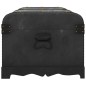 vidaXL Baúl de almacenaje madera grande negro vidaXL Baúl de almacenaje madera grande negro