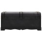 vidaXL Baúl de almacenaje madera grande negro vidaXL Baúl de almacenaje madera grande negro