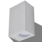 vidaXL Lámpara de pared exterior 2 uds cuadrada ascendente/descendente