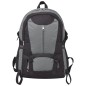vidaXL Mochila de senderismo 40 L negro y gris