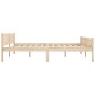 vidaXL Estructura de cama de madera maciza de pino 180x200 cm
