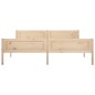 vidaXL Estructura de cama de madera maciza de pino 180x200 cm