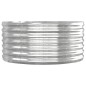 vidaXL Jardinera arriate acero recubrimiento polvo plata 152x80x36 cm vidaXL Jardinera arriate acero recubrimiento polvo plata 152x80x36 cm