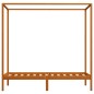 vidaXL Cama con dosel de madera maciza de pino marrón miel 100x200 cm vidaXL Cama con dosel de madera maciza de pino marrón miel 100x200 cm