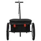 vidaXL Remolque de bicicleta/carrito de mano acero negro 155x60x83 cm vidaXL Remolque de bicicleta/carrito de mano acero negro 155x60x83 cm
