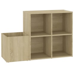 vidaXL Zapatero de recibidor contrachapado roble Sonoma 105x35,5x70 cm