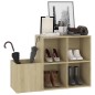 vidaXL Zapatero de recibidor contrachapado roble Sonoma 105x35,5x70 cm vidaXL Zapatero de recibidor contrachapado roble Sonoma 105x35,5x70 cm