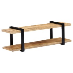 vidaXL Mueble para la TV de madera maciza de mango 130x40x40 cm