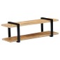 vidaXL Mueble para la TV de madera maciza de mango 130x40x40 cm