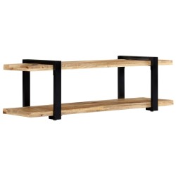 vidaXL Mueble para la TV de madera maciza de mango 130x40x40 cm