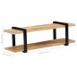 vidaXL Mueble para la TV de madera maciza de mango 130x40x40 cm