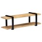 vidaXL Mueble para la TV de madera maciza de mango 130x40x40 cm