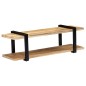 vidaXL Mueble para la TV de madera maciza de mango 130x40x40 cm