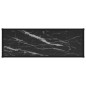 vidaXL Mesa de consola negro vidrio templado 100x35x75 cm vidaXL Mesa de consola negro vidrio templado 100x35x75 cm