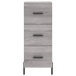 vidaXL Aparador alto madera contrachapada gris Sonoma 34,5x34x180 cm vidaXL Aparador alto madera contrachapada gris Sonoma 34,5x34x180 cm