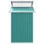 vidaXL Cobertizo de jardín acero galvanizado verde 270x130x208,5 cm vidaXL Cobertizo de jardín acero galvanizado verde 270x130x208,5 cm