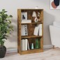 vidaXL Estantería madera contrachapada color roble ahumado 60x24x109cm